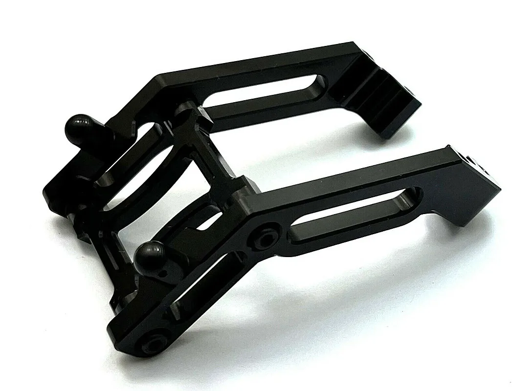 Set Di Supporti Per Ali In Alluminio Gvm Per Losi Tlr 8Ight 3.0 B T Losa4435 Nero