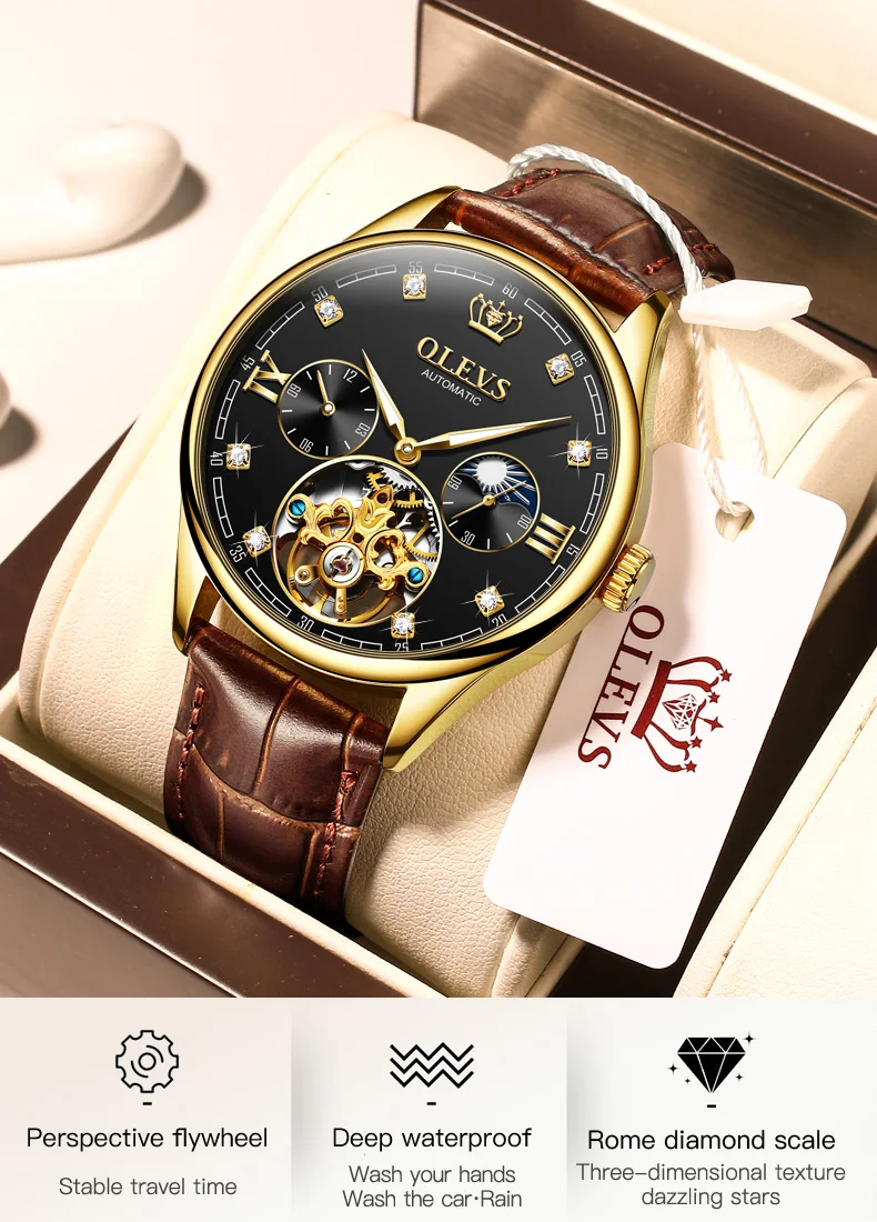 OLEVS 3601 Men’s Quartz Watch description image 4