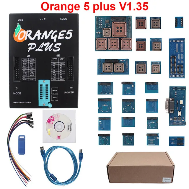 Новейший программатор V1.35 Orange5 Orange 5 с полным комплектом оборудования +