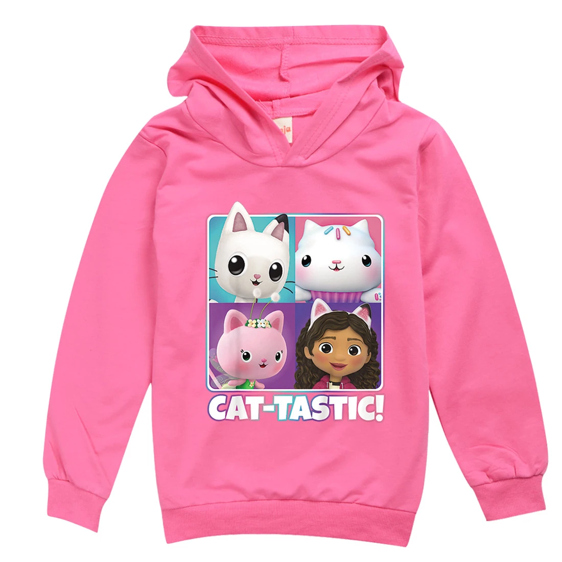 child childhood hoodie Anime Cat Tastic Hoodie Kids Gabby Cats Clothes Toddler Girls Hoodies Boys Spring Clothes Children Cosplay Cartoon Hooded Coats children's hooded tops