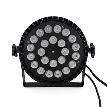 

Aluminum LED Par 24x12W RGBW color lighting dj DMX512 channel for active disco ball nightclub ballroom stage