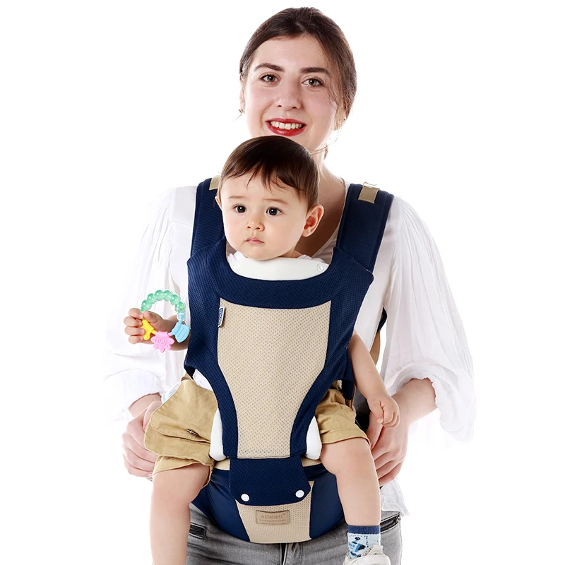 Baby Carrier Ergonomic Infant Kid Baby Hipseat Sling Front Facing Baby Wrap Carrier for Baby Travel 0-48 Months