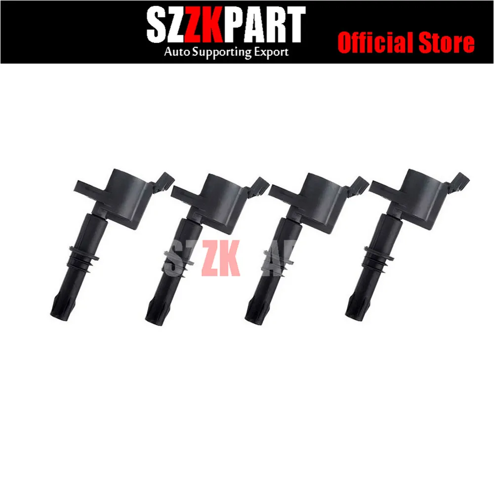 

4PCS Ignition Coils 8L3E-12A366-AA for Ford F53 F59 for Lincoln Mark Navigator for Mercury Mountaineer 8L3E12A366AA 8L3Z12029A