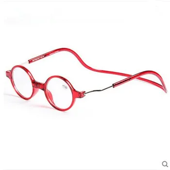 

Magnetic Absorption Anti-Blue Reading Glasses Magnet Hang On Neck Elastic Eyeglass Cord Presbyopic Glasses