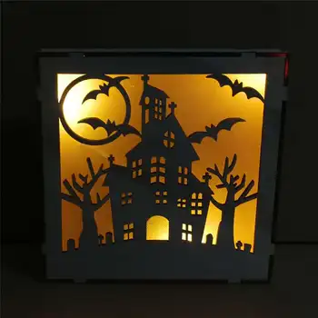 

Creative LED Light Halloween Decorations Wall Lamp For Festive Party Novelty Emergency Holiday Lantern Night Decor Lamp