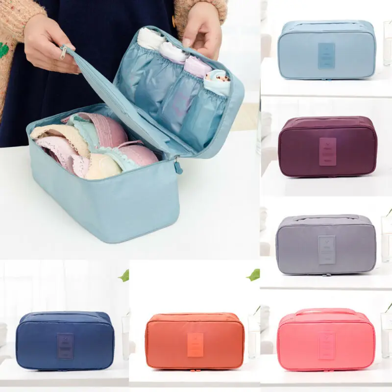 

Oxford Travel Storage Bag Bra Underwear Bag Organizer Box Toiletry Cosmetic Case Drawer Organizer