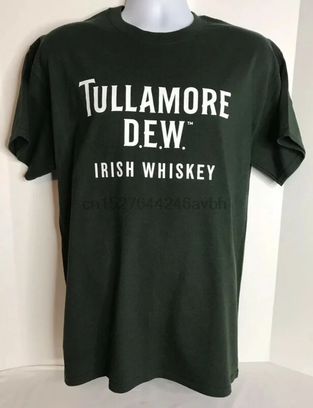 Tullamore Dew ирландский виски зеленая футболка подарок большой хлопок SS фестиваль