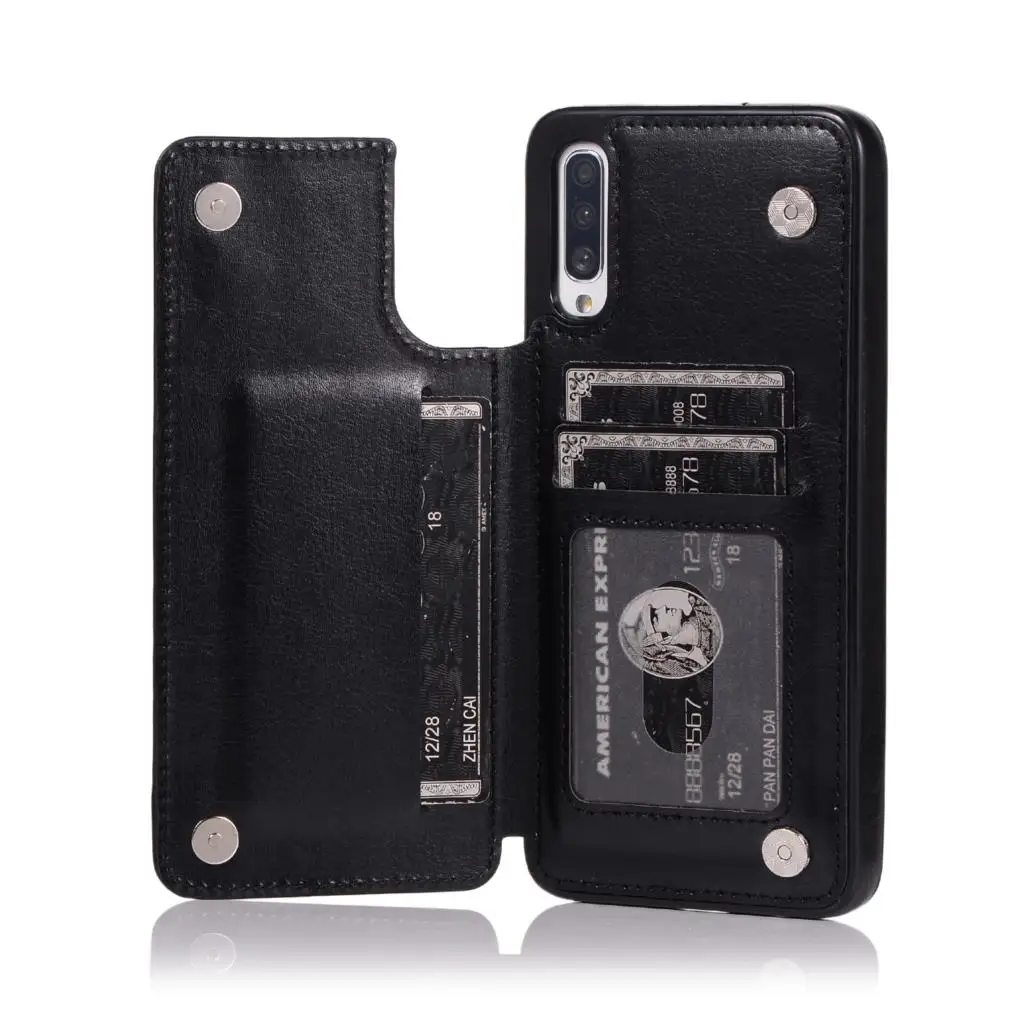 Retro Leather Wallet Stand Cover for Huawei P40 Pro Plus P30 Lite Mate 30 20 Card Slot Magnetic Clasp Shockproof Flip Phone Case 