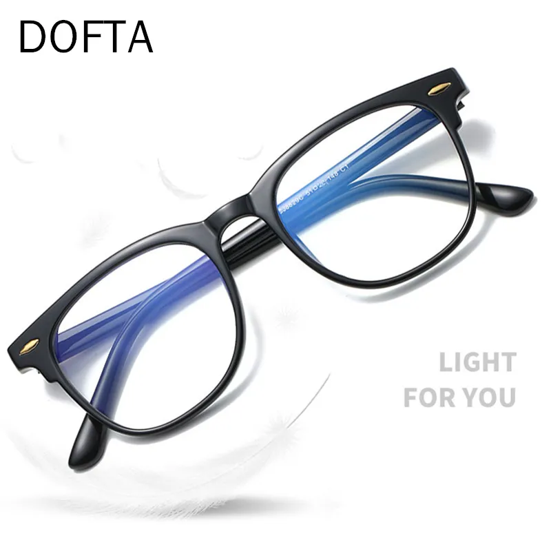 

DOFTA Prescription Myopia Glasses Frame Men Vintage Ultra-Light TR 90 Optical Eyeglasses Women Eyewear Computer Glasses 5355
