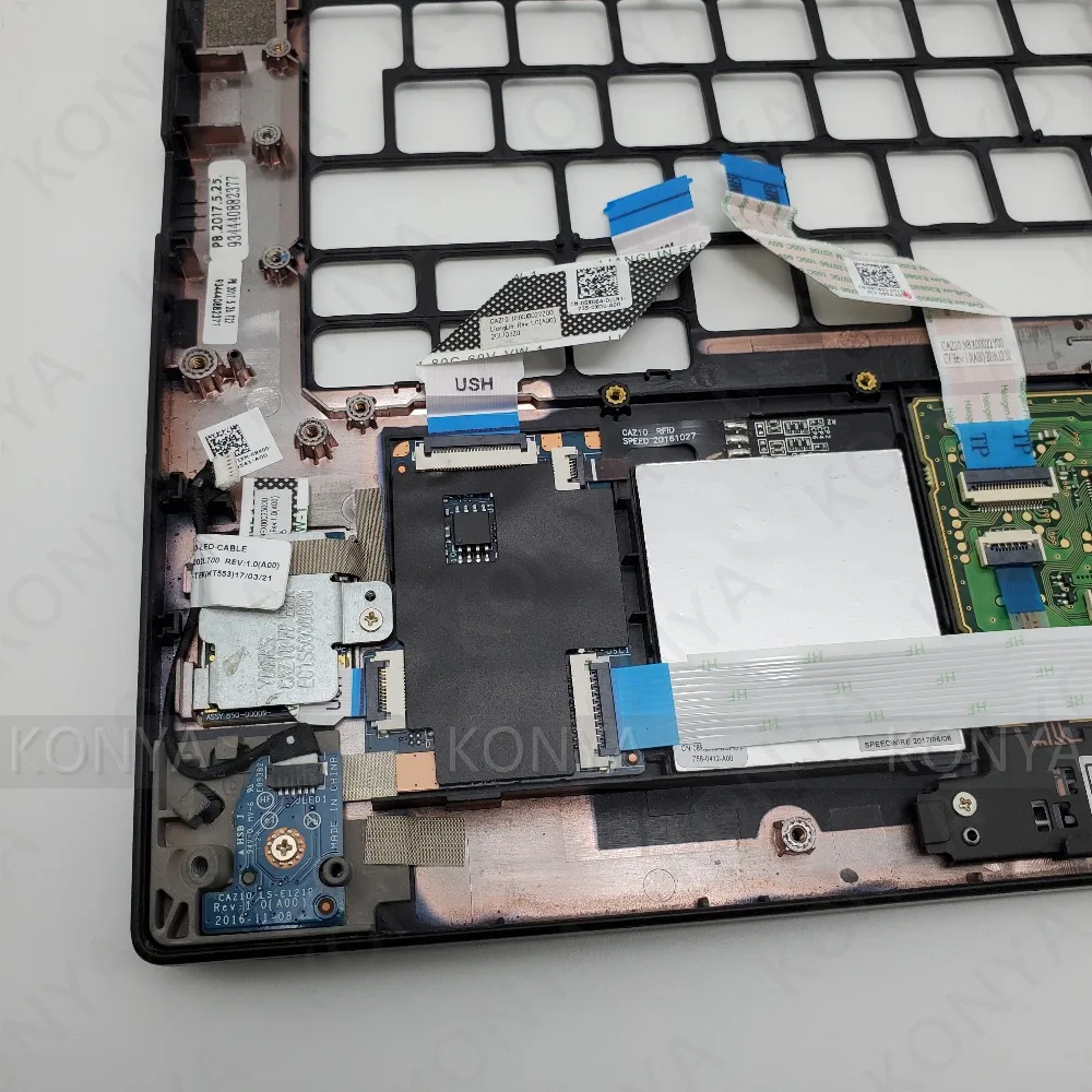 Верхний чехол для ноутбука Dell Latitude E7280 с тачпадом 7P1XM AP1S5000231 WM7HR 877CH 0M2FY2