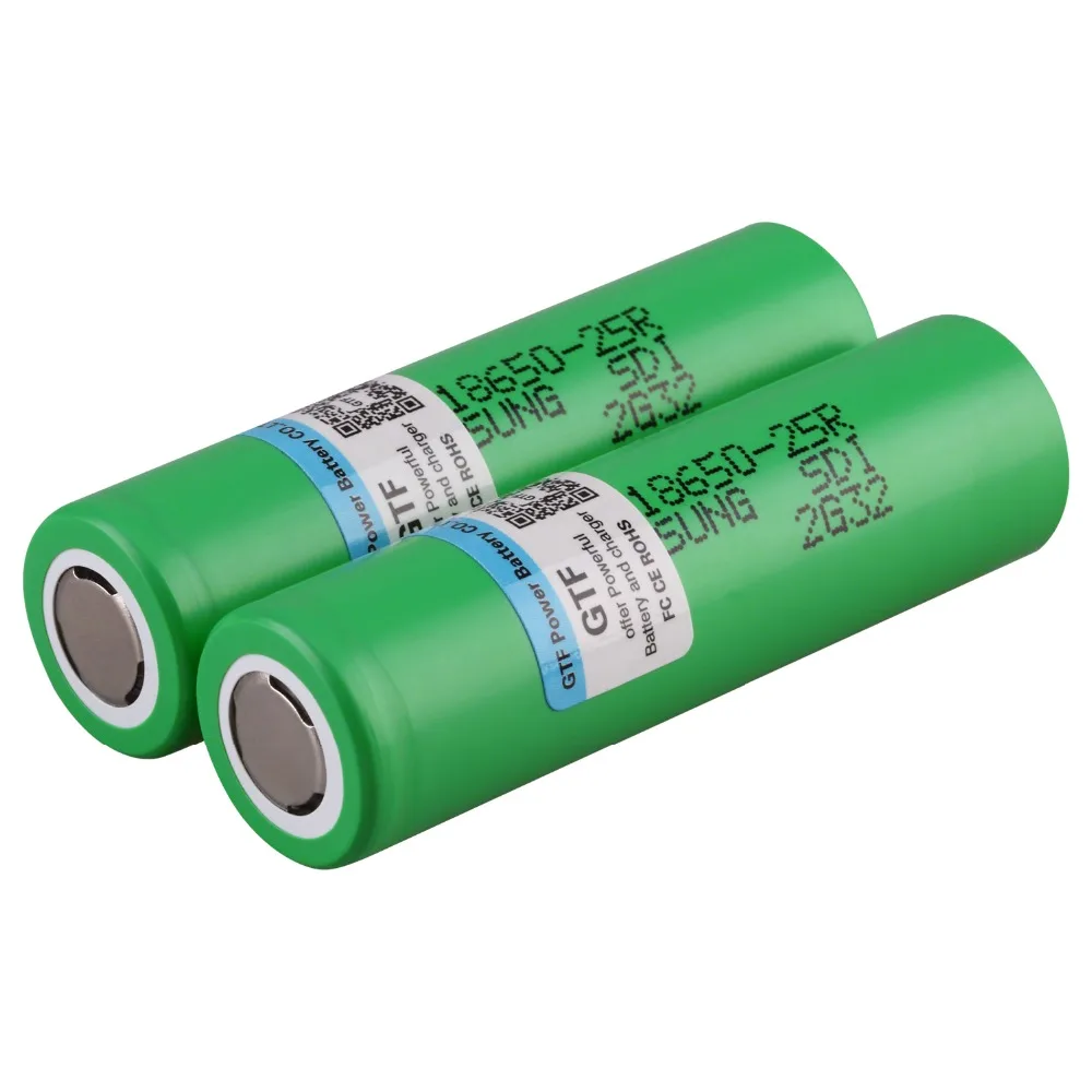 18650 25R аккумулятор для samsung 3,7 V 2500mah 18650 25R INR1865025R 20A разрядный литий батареи для электронной сигареты аккумулятор питания