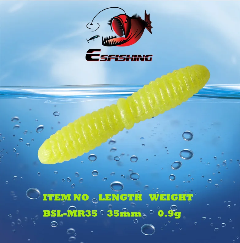 KESFISHING Рыболовные приманки Силиконовые Приманки Мягкие MINI RINGE 20шт. 3.5см 0.9г Карп