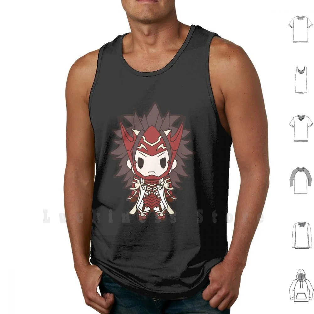 Fire Emblem Fates : Ryoma Chibi Canotte Gilet 100% Cotone Ryoma Ryouma Fire Emblem Fire Emblem Fates Fire Emblem If Chibi
