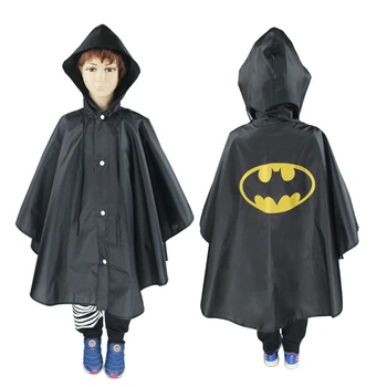 

Kids Rain Tools Waterproof Raincoats Children Poncho for Hiking Outdoor Super Hero Cloak Child Rainwear YY002