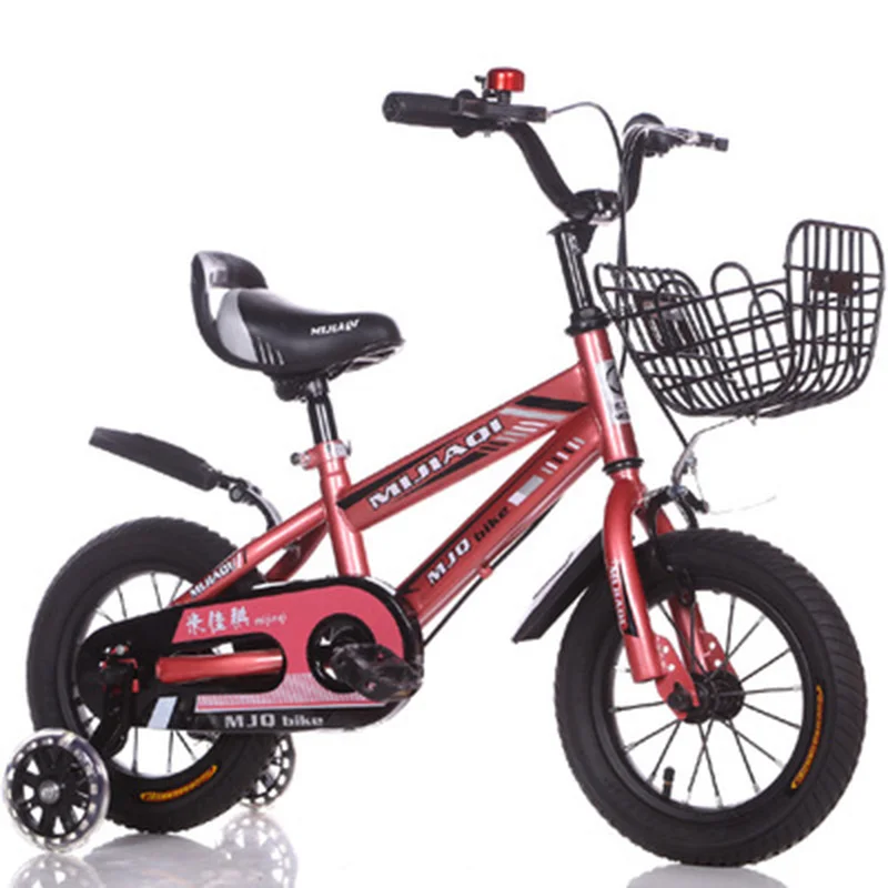 Children's Bicycle 16-Inch High Version Of The Boy And Girl Baby Buggy 6 Years Old Mountain Bike Child Four-Wheel Bike
