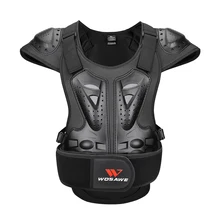 Wosawe オートバイアーマーベストレーシングプロ胸プロテクターサイクリングモトクロスオフロードスキーボディ保護スノーボードジャケット大人