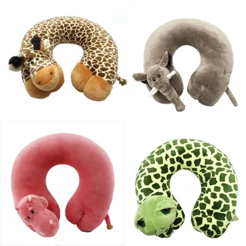 

Travel U shape Neck Pillow Memory Foam Soft Cartoon Animal Cute Car Airplane Head Rest Support Pad Kids Gift