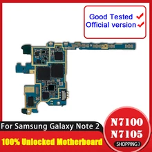 Для samsung Galaxy Note 2 материнская плата N7100 N7105, разборная Логическая плата для Galaxy Note 2 N7100 N7105 материнская плата с полным чипом
