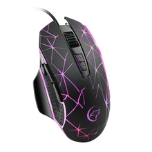 Игровая мышь 3200 dpi RGB светильник 9 Кнопок Проводная игровая мышь USB для ноутбука ПК Компьютерные мыши для офиса домашнего использования мышь для ноутбука