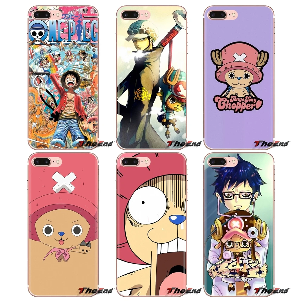 Чехол из ТПУ для huawei G7 G8 P7 P8 P9 P10 P20 P30 Lite Mini Pro P Smart Plus 2017 2018 2019 Аниме one piece Луффи Ло