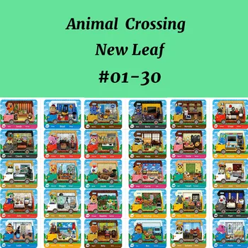 

(01-30)Amiibo Card Card Work for SN Game Animal Crossing New Leaf Welcome Card