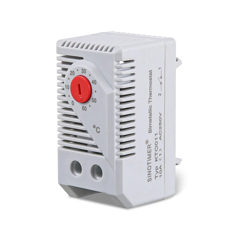 0-60'C KTO011 KTS011 DIN Rail Mini Compact Bimetallic Thermostat Mechanical Temperature Controller Normal Open Close KTO 011 KTS thermostat timer socket digital temperature controller digital thermostat