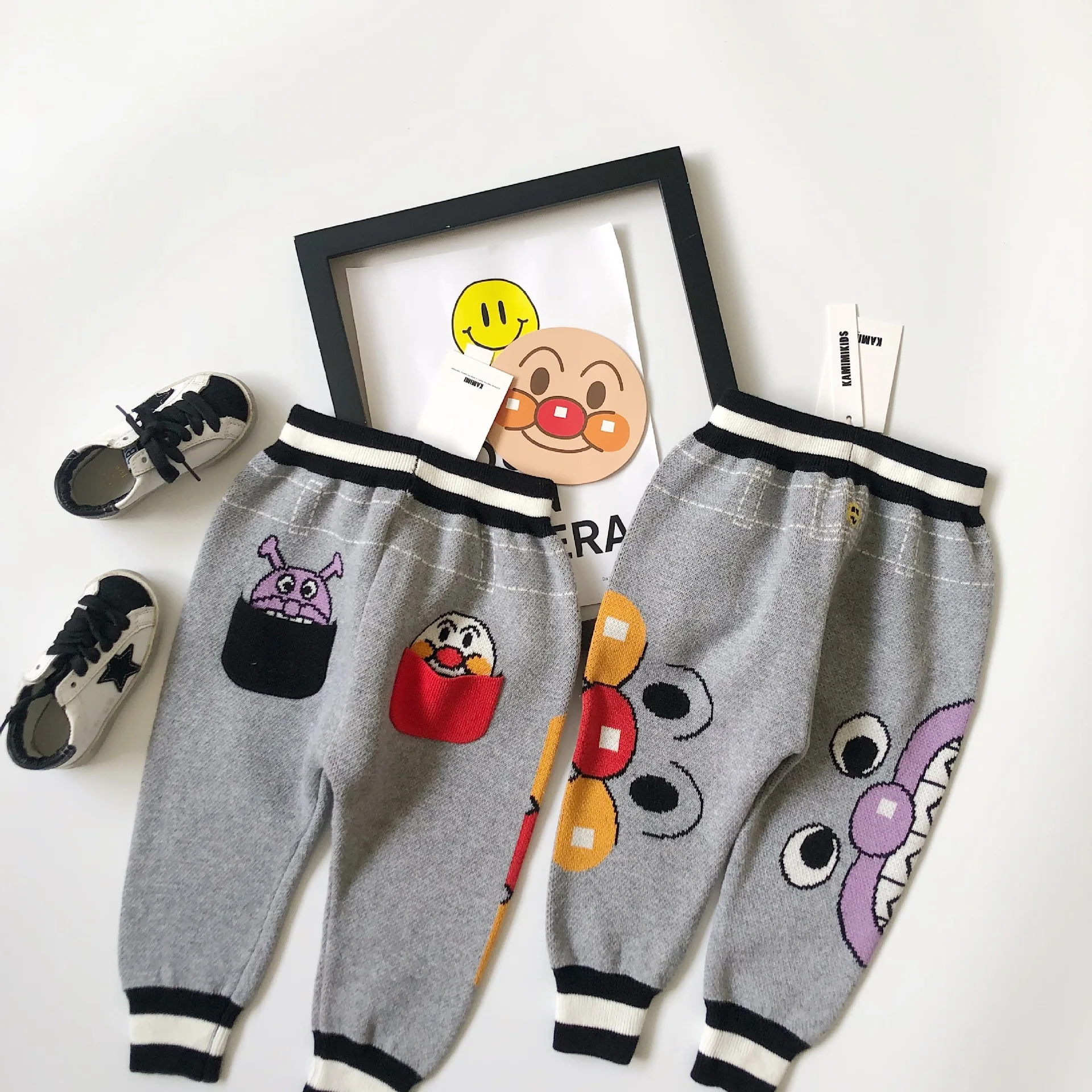 Tonytaobaby осенне-зимнее платье новые детские шерстяные брюки для мальчиков и