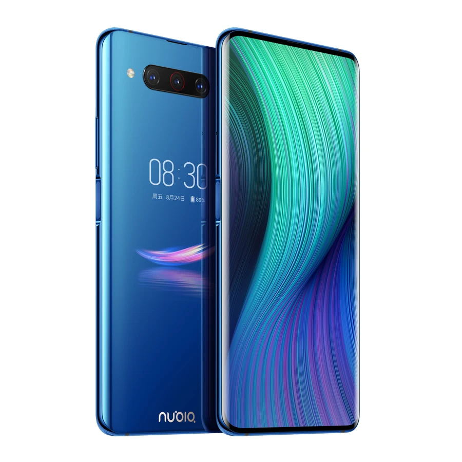 Мобильный телефон ZTE Nubia Z20 LTE 8 Гб ОЗУ 128 ПЗУ экран 6 42 дюйма Snapdragon 855 + двойной Android 9 0