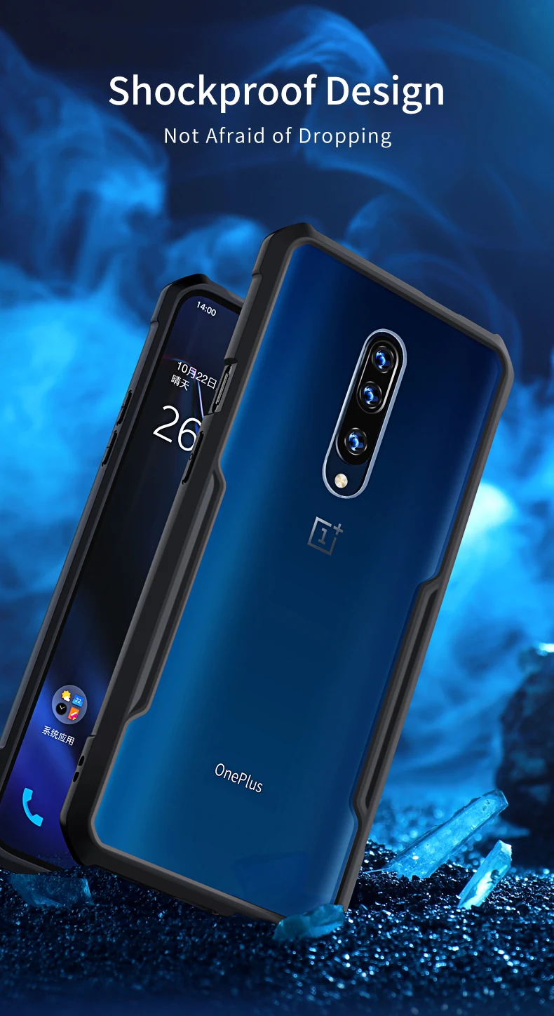 Для Oneplus 7 Pro роскошный 3D лазер покрытие прозрачный акриловый+ ТПУ XUNDD чехол для телефона для One Plus 7 Oneplus7 кольцо защитный чехол