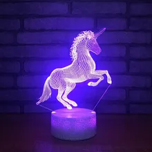 Creative USB Light LED Light Portable Mini Fantasy Ambient LED Light Unicorn Rainbow Night Light Home Decoration Creative Gift