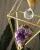 sun catcher with amethyst crystal -rainbow Sun Catcher - Home Decor - Rainbow Maker - for Window - Rainbow - Mini Sun Catcher