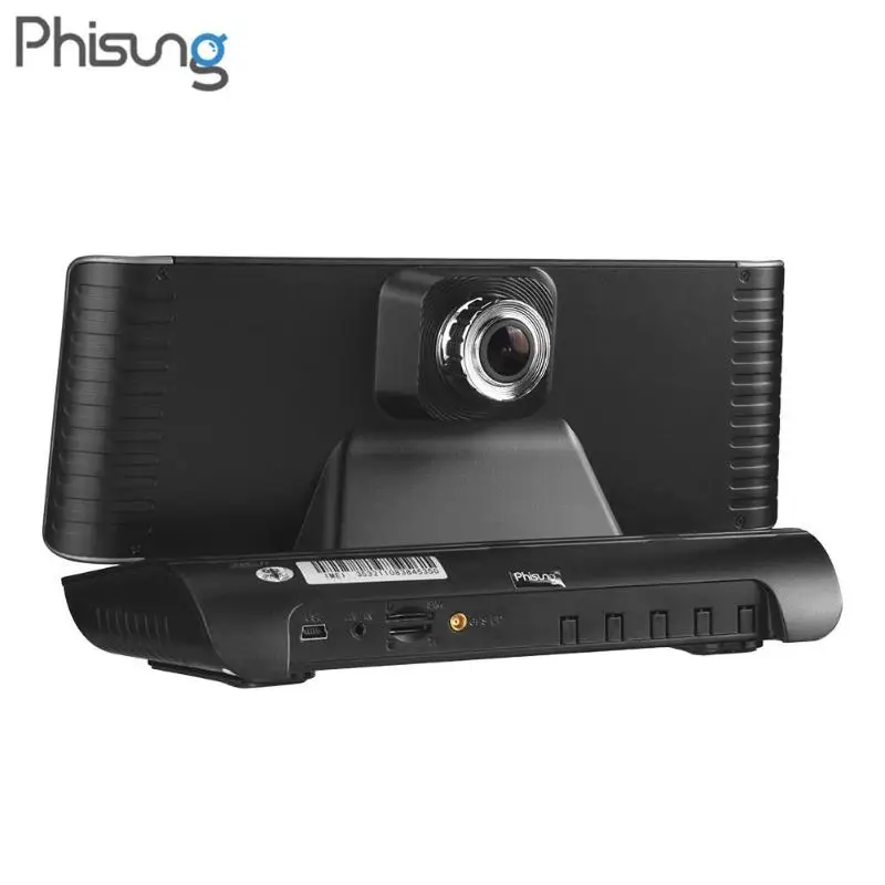 Phisung E02 wifi gps ADAS Автомобильный видеорегистратор Камера 4G Android регистратор " HD 1080P видео рекордер двойной объектив видеорегистратор rom 16 Гб