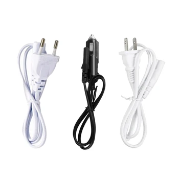 

12V 24V 110V 220V US EU Plug Cable For Electric Lunch Box Power Adapter Wire Car Truck Home Heating Warmer Bento Box Power Cord