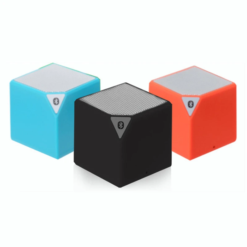 Портативная стереоколонка Water Cube динамик металлический мини сабвуфер