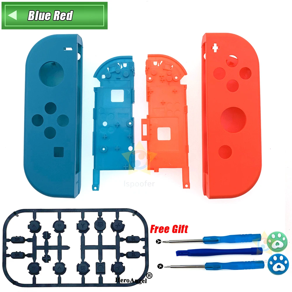 Новинка 2020 сменный чехол для Nintendo Switch контроллер NS Joy Con игровые аксессуары синий