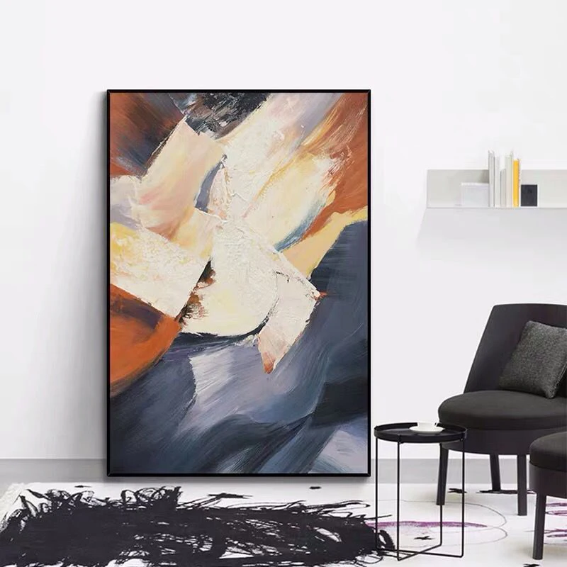

Большие лучшие современные картины 100% ручная роспись абстрактный пейзаж масляная живопись на холсте для гостиной Декор без рамки искусство