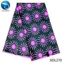Воск liulanzhi ткани Африканский Воск полиэстер ткань для женщин платье набивной Анкара Воск Ткань 5 ярдов XDL270-XDL291