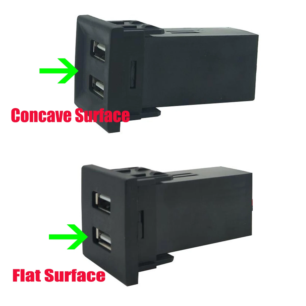 Be In Your ind 2 pezzi OE Style Dual USB Caricatore Piggy Back Fusibile Cablaggio di ricabio