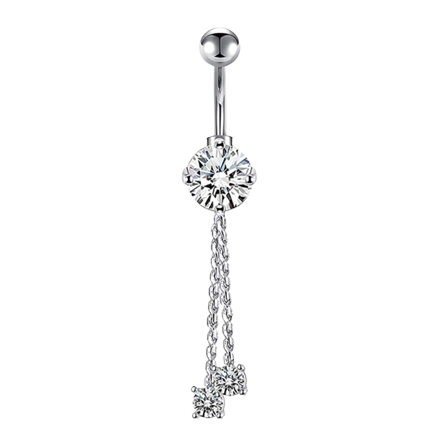Belly Button Ring Angel Wing Belly Piercing Ring Sexy Navel Piercing Bar Flower Belly Bar Navel Piercing Ombligo Dangle