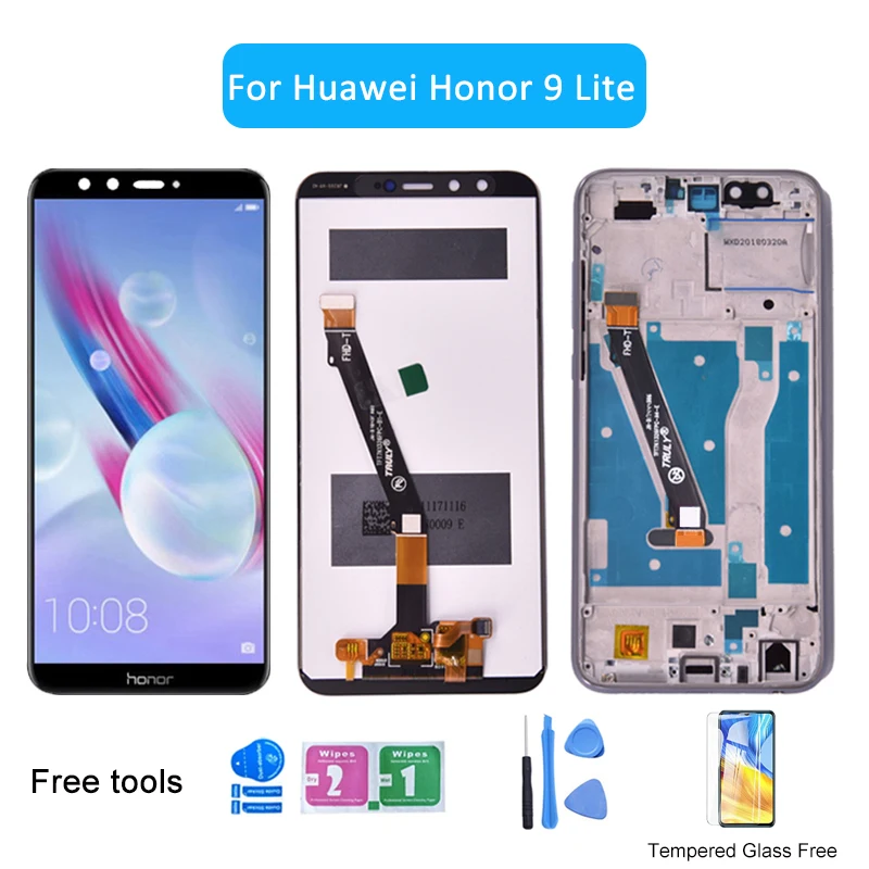 Оригинальный дисплей для Huawei Honor 9 Lite ЖК-дисплей с рамкой сенсорный экран в сборе
