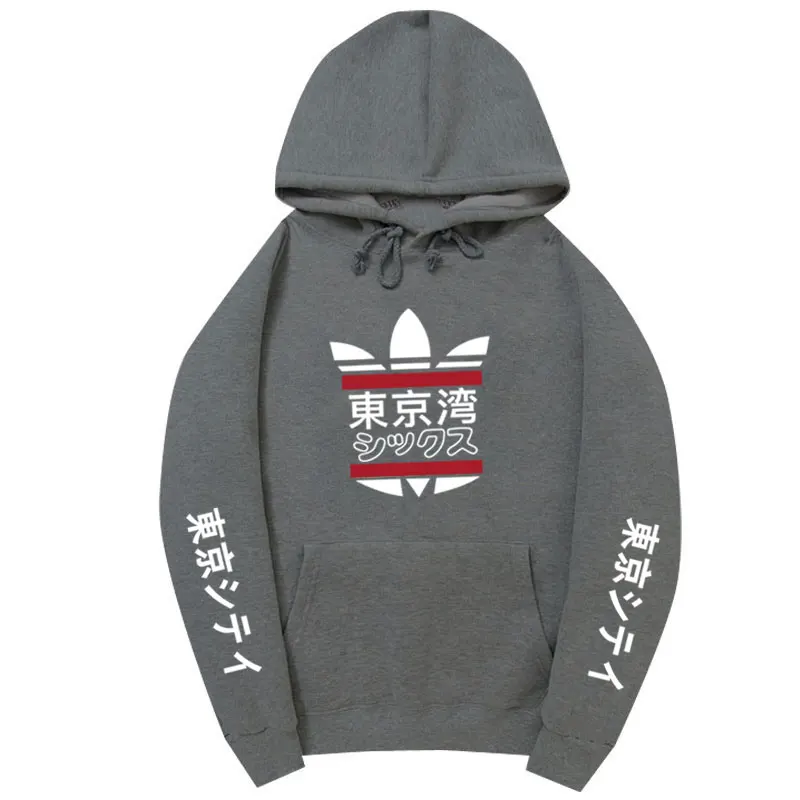 Dark gray MS430 Новая мода off white мужские толстовки Харадзюку толстовки с капюшоном с принтом города Токко пуловер Толстовка в стиле хип-хоп Уличная одежда Размер S-3XL - Цвет: Dark gray MS430
