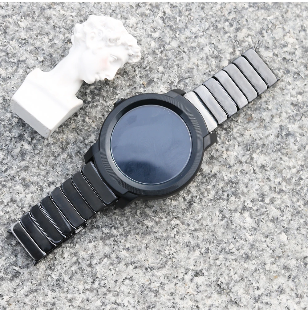 Ремешок керамический для смарт часов Samsung Gear S3 S2 браслет Galaxy Watch 42 46 Active|Ремешки