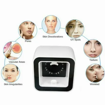 

Uv+Rgb+Pl Light Magic Mirror Digital Facial Analysis Scanner 3D Facial Skin Analyzer For Measures Softness Moisture Oil