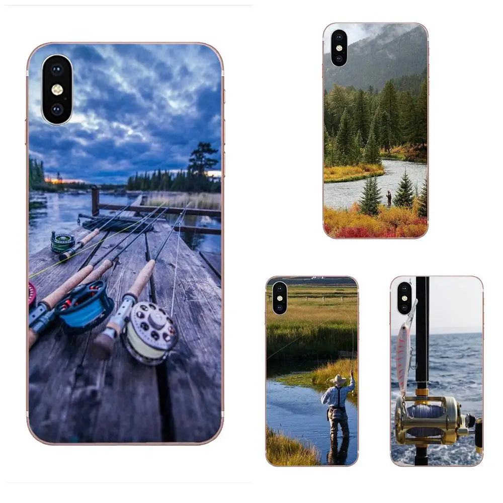 

Fly Fishing Bass Fish Rod TPU Design Customized For Xiaomi Redmi Note 2 3 3S 4 4A 4X 5 5A 6 6A Pro Plus