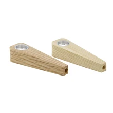 1 шт. деревянные портативные курительные трубы травы прямого типа табачные трубы Металлические курительные желобки табачные трубы