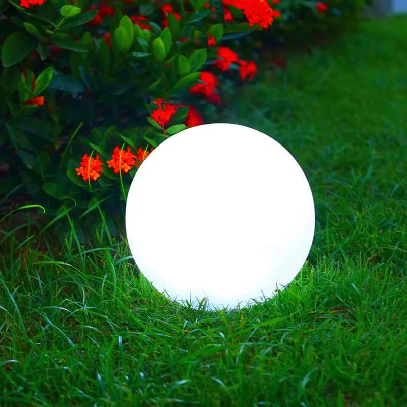 Colorful LED Outdoor Garden Glowing Ball Lights with Remote Patio