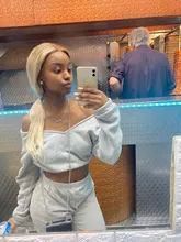 NAstyle-peluca con malla Frontal de cabello humano para mujer, postizo de encaje transparente, color rubio ceniza, Remy, brasileño, 613