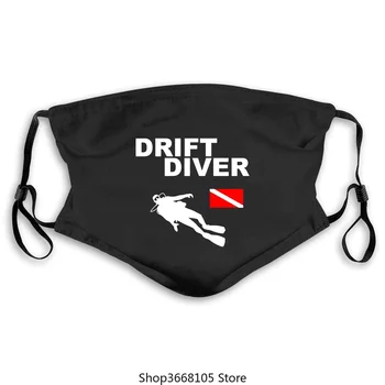 

Neue 2020 Cotton DRIFT Tauchen Tauchen DIVER Down Flag Deep Dive Schwarze Maskenmaske DD3 Cartoon Maske in Maske von Men's Clot