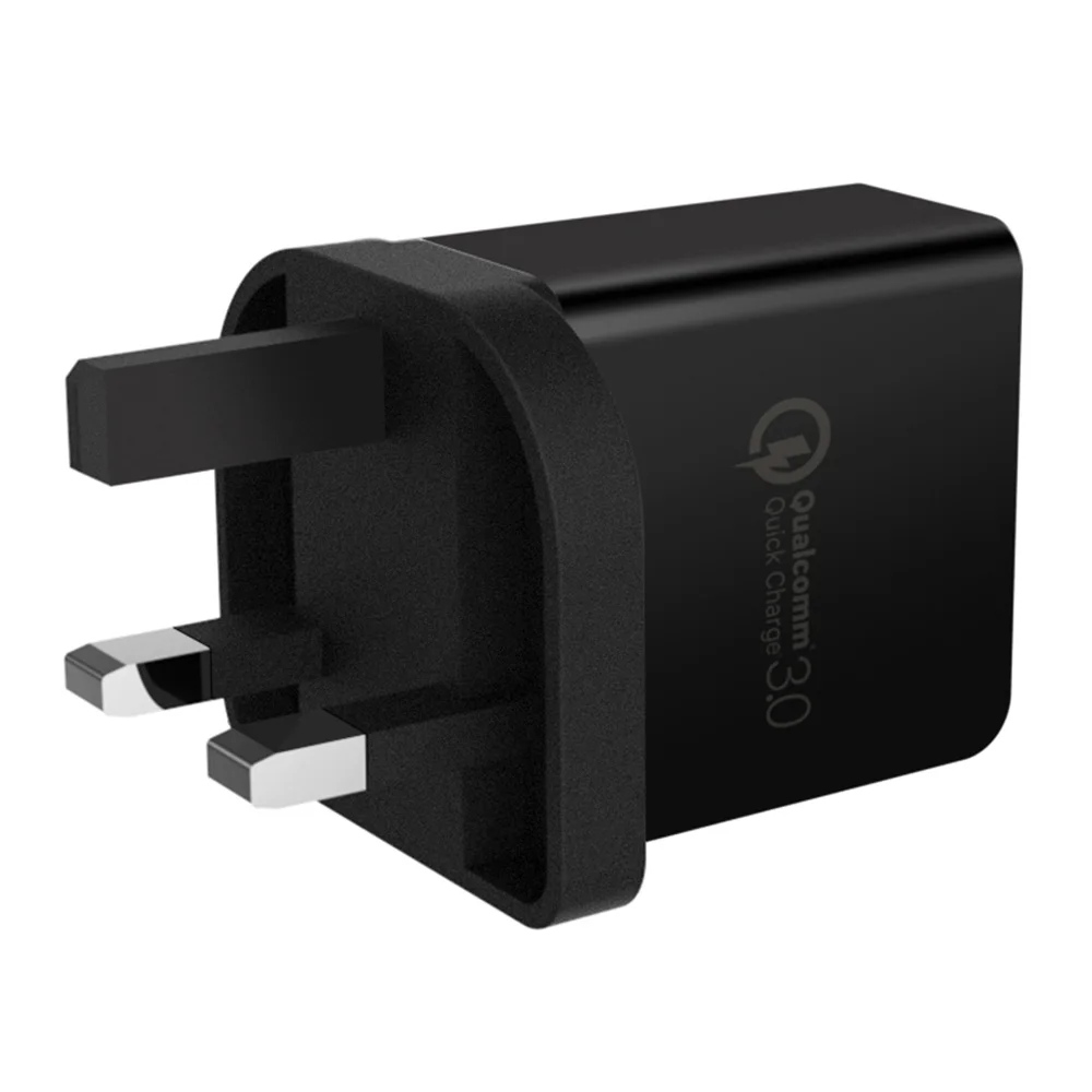 KISSCASE 18 Вт QC 3,0 быстрое зарядное устройство 3,0 USB зарядное устройство для samsung iPhone X XS 7 8 XR huawei планшет быстрое настенное зарядное устройство адаптер с британской вилкой