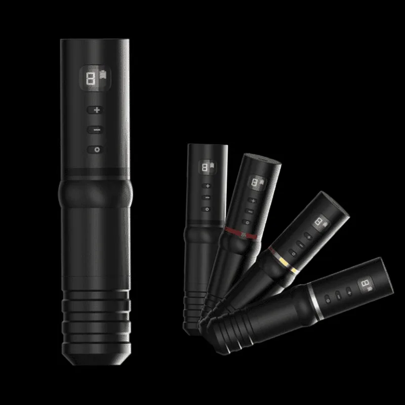 YUELONG Newest Wireless rotary Tattoo Pen machine mabuchi motor Built-in 4 batteries Professional Cartridge Machine Gun | Красота и